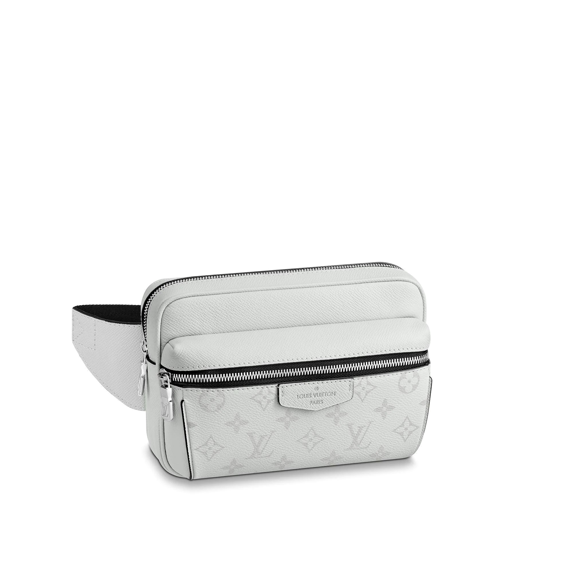 Louis Vuitton Outdoor Bumbag Monogram Antarctica Taiga White in Taiga  Leather/Coated Canvas with Silver-tone - US