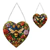 Diamond Painting Acrylic Stained Glass Art Hanging Pendant for Windows Decor