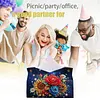 Diamond Painting Red Roses PU Leather Tissue Box for Napkin Holder