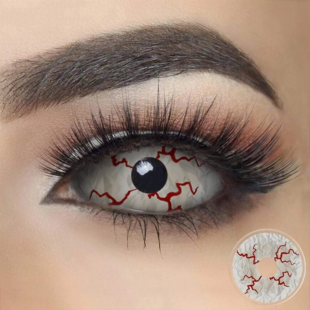 Bloody Crack Sclera Cosplay Contacts