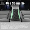 Car Center Console Cover, Universal Leather Waterproof Armrest Seat Box Cover Protector, Comfortable Car Decor Accessories Fit for Most Cars, Vehicles, SUVs-Light green