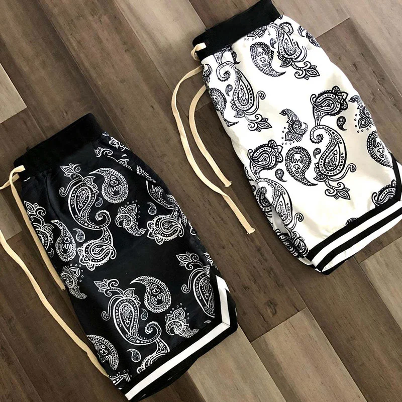 Cashew Flower Loose Tide Brand Five Points Casual Sports Pants