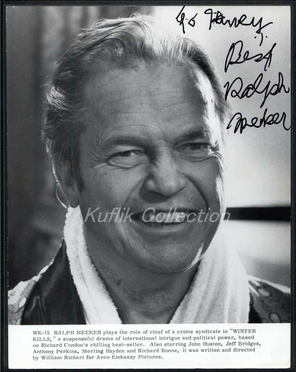 Ralph Meeker - Signed Autograph Movie Still