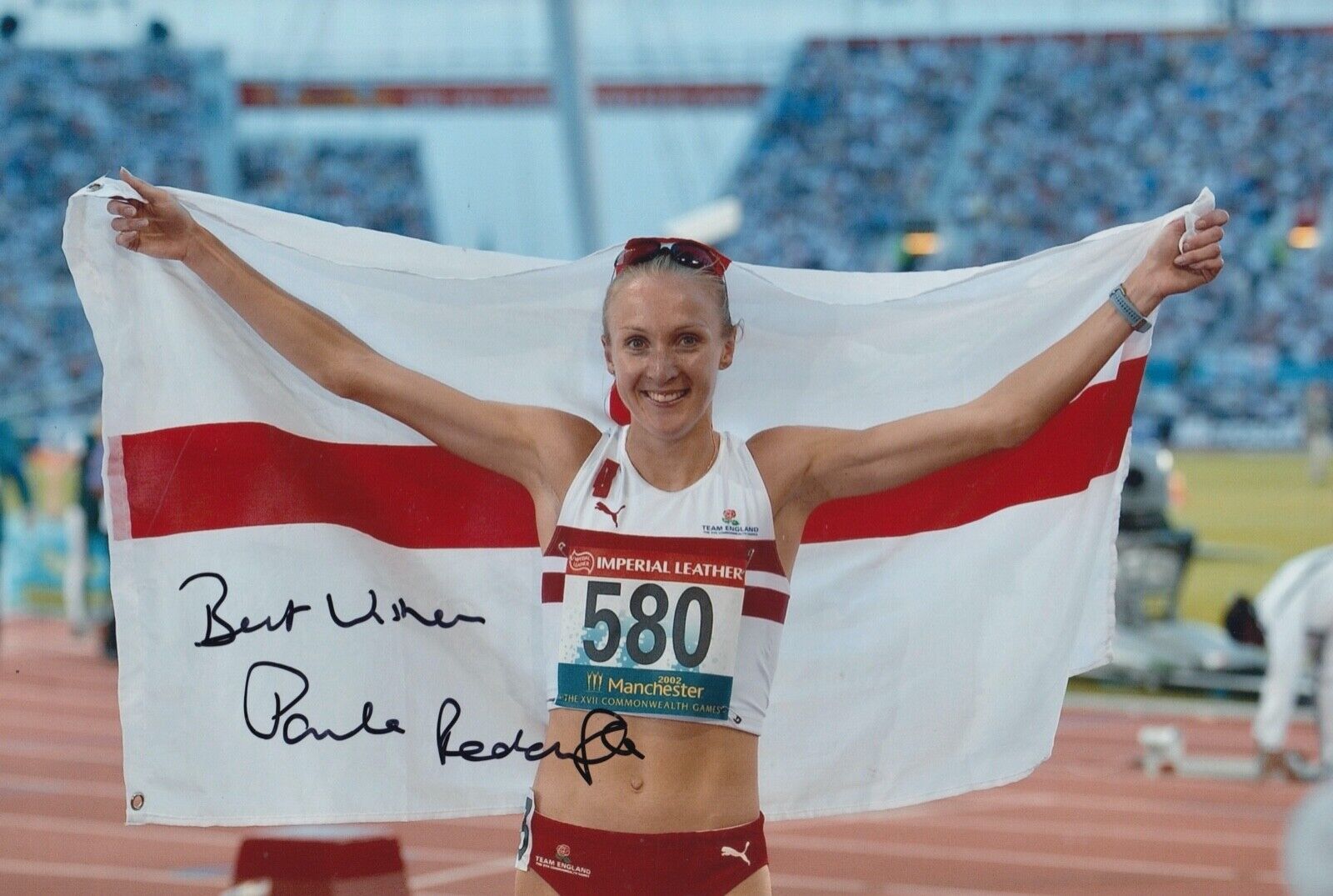 Paula Radcliffe Hand Signed 12x8 Photo Poster painting - Olympics Autograph.