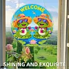 Frog DIY Diamond Painting Hanging Pendants Acrylic Crafts Kit for Home Wall Decor