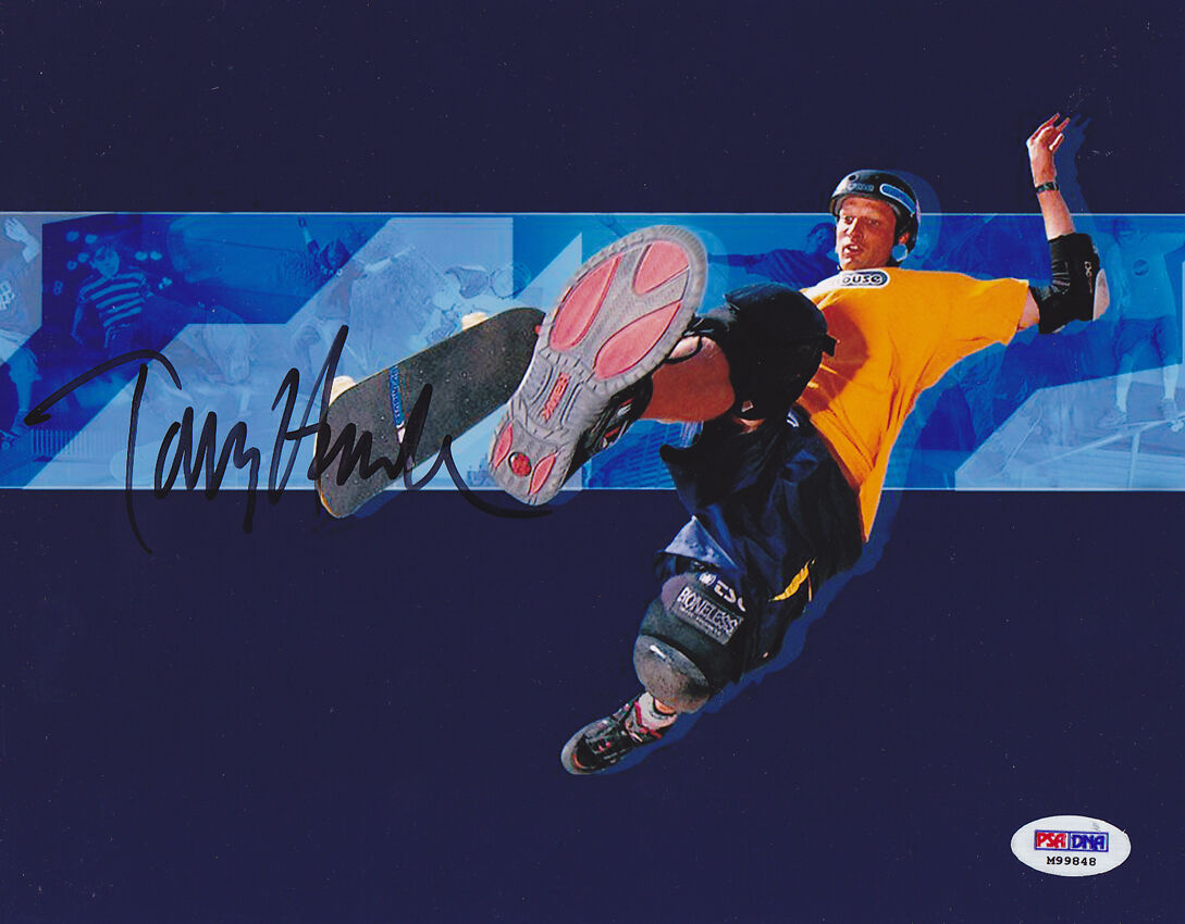 Tony Hawk SIGNED 8x10 Photo Poster painting X Games Skateboarding PSA/DNA AUTOGRAPHED