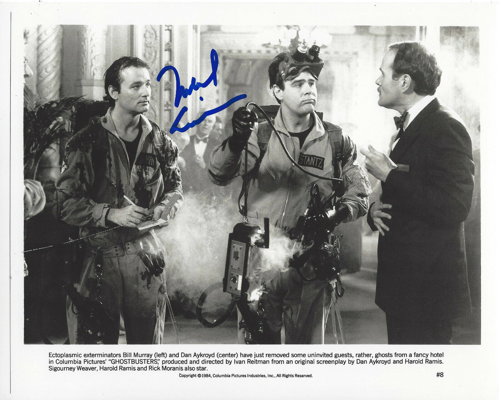 ACTOR MICHAEL ENSIGN SIGNED AUTHENTIC 'GHOSTBUSTERS' 8x10 Photo Poster painting B w/COA PROOF