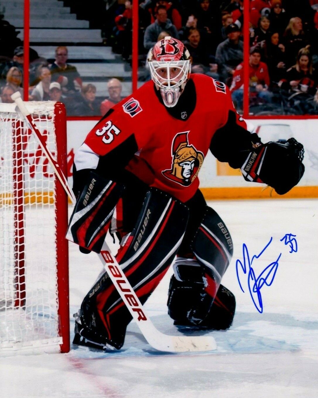 MARCUS HOGBERG autographed SIGNED OTTAWA SENATORS 8X10 Photo Poster painting #3