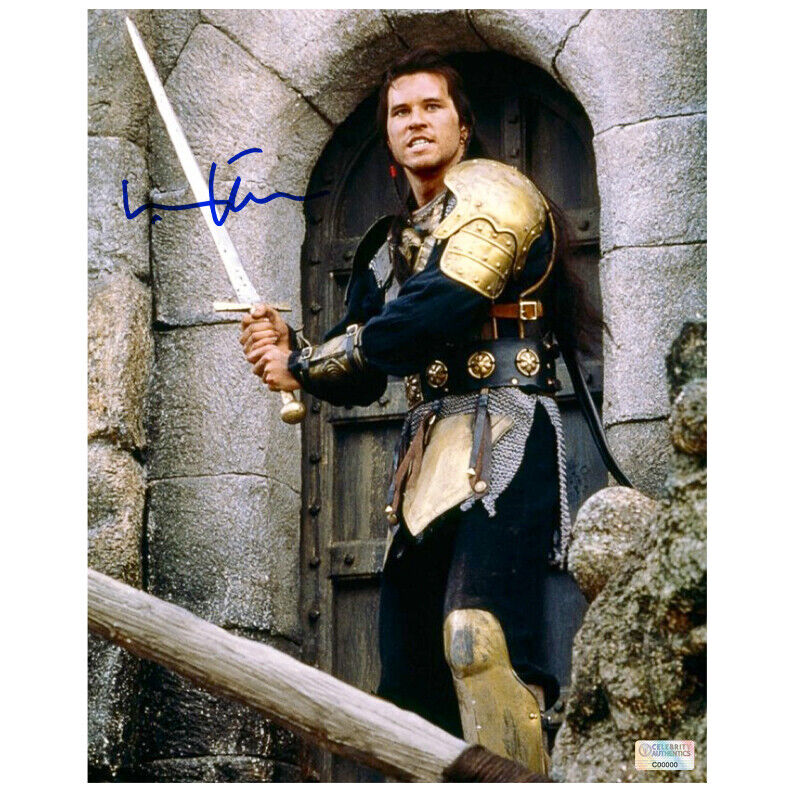 Val Kilmer Autographed Willow Madmartigan 8x10 Photo Poster painting