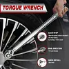 1/2-Inch Drive Click Torque Wrench Adjustable Torque Wrench Metal for Car Repair