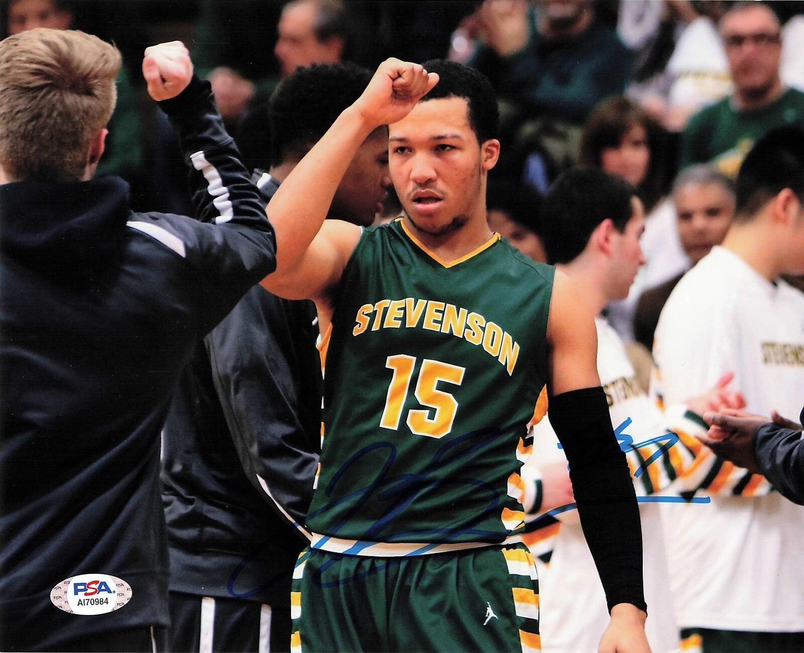 Jalen Brunson signed 8x10 Photo Poster painting PSA/DNA Stevenson High School