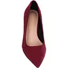 Women's 2 Inch Pumps Kitten Heels Closed Pointed Toe Low Heels Casual Shoes