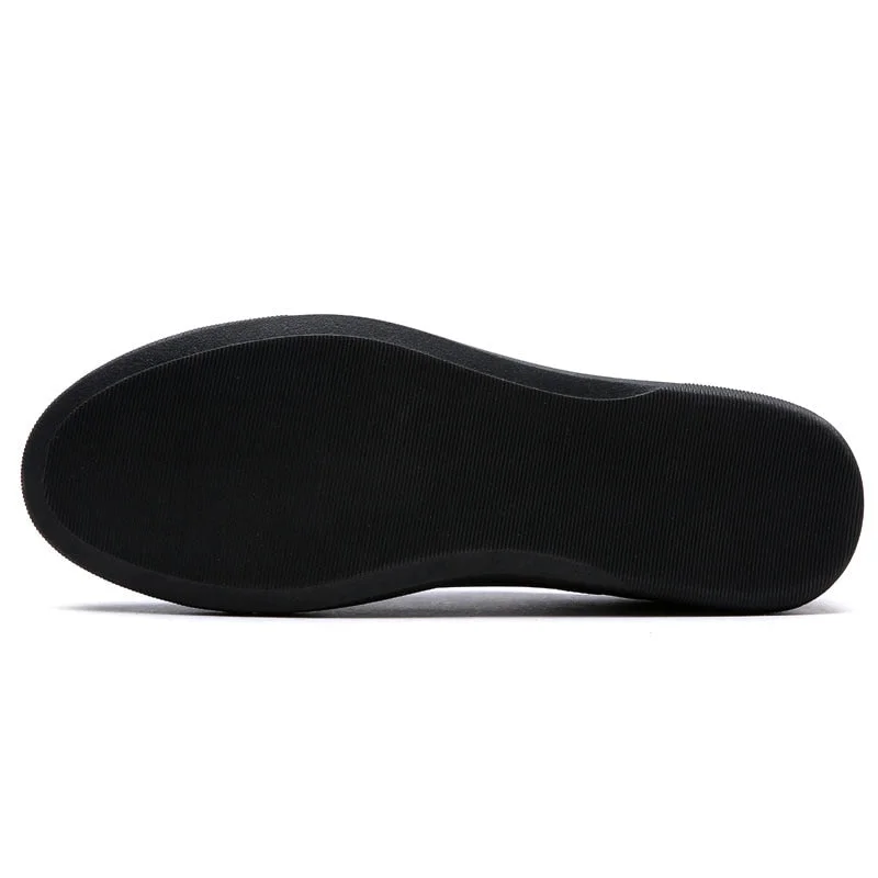 Split Cow Leather Men Casual Shoes Brand 2021 Italian Men Loafers Moccasins Breathable Driving Shoes Comfort Walking Sneakers