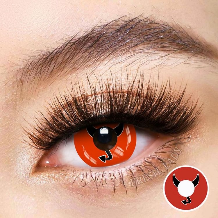 Freshlady Little Devil Red Crazy Contact Lenses