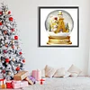 Diamond Painting-DIY Full Round Drill Xmas Ball Letter E(50x50cm)