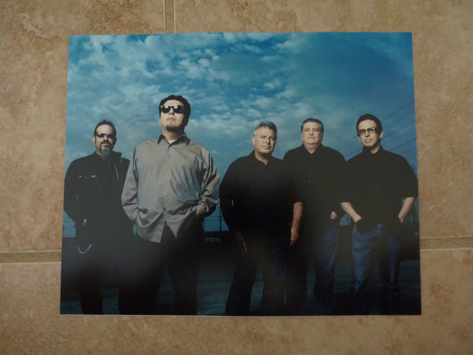 Los Lobos Color 8x10 Photo Poster painting Music Promo