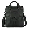 Top layer cowhide business vertical handbag