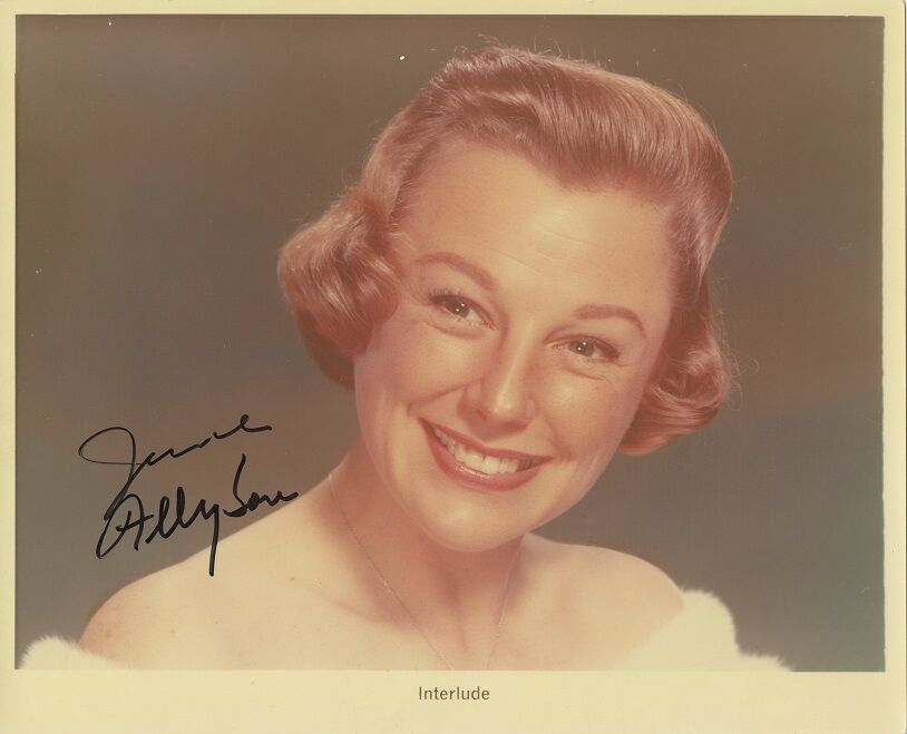 JUNE ALLYSON Signed Vintage Photo Poster painting - Interlude