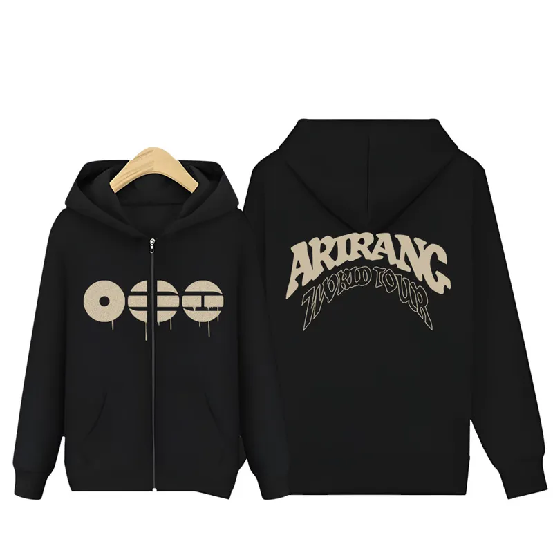 Official BTS Arirang Album Zip-up Hoodie - All Graphic Editions