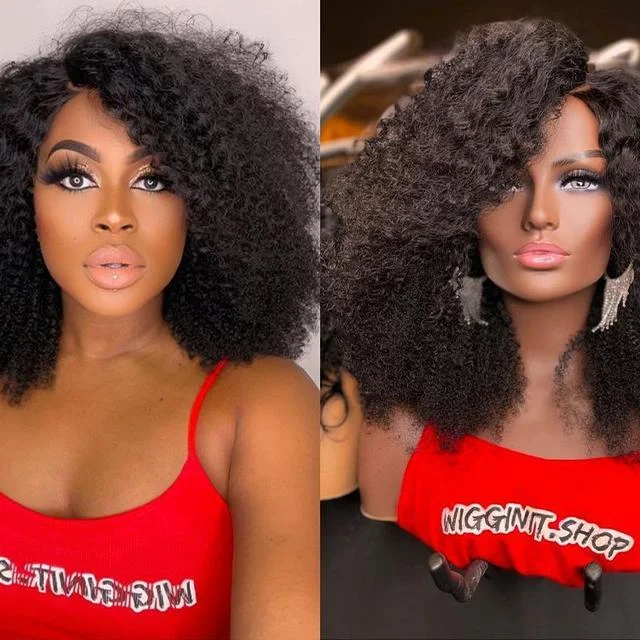 Black Glueless Hand Stitched High End Quality Wigs-140%(Extra Thick As In Video)-25