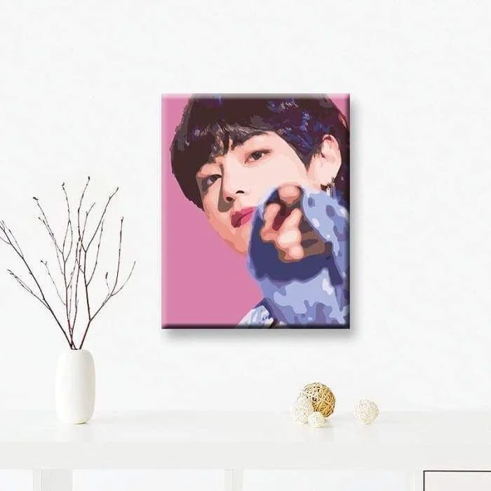 BTS Kim Taehyung Digital Painting Poster (40x50)