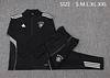 25/26 Germany black long zipper Training Jacket Set