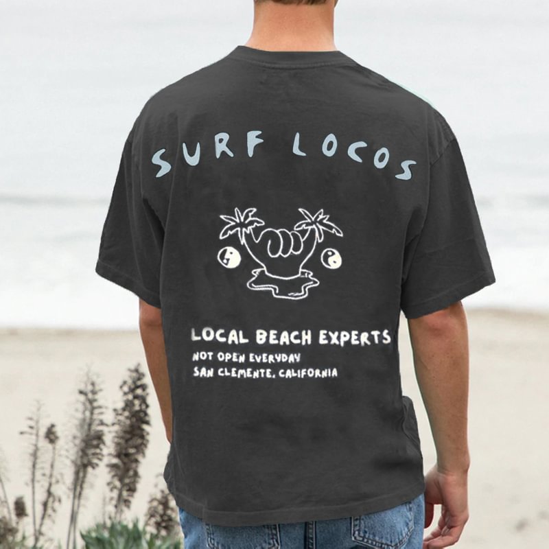 Summer Surf Retro Casual Tee