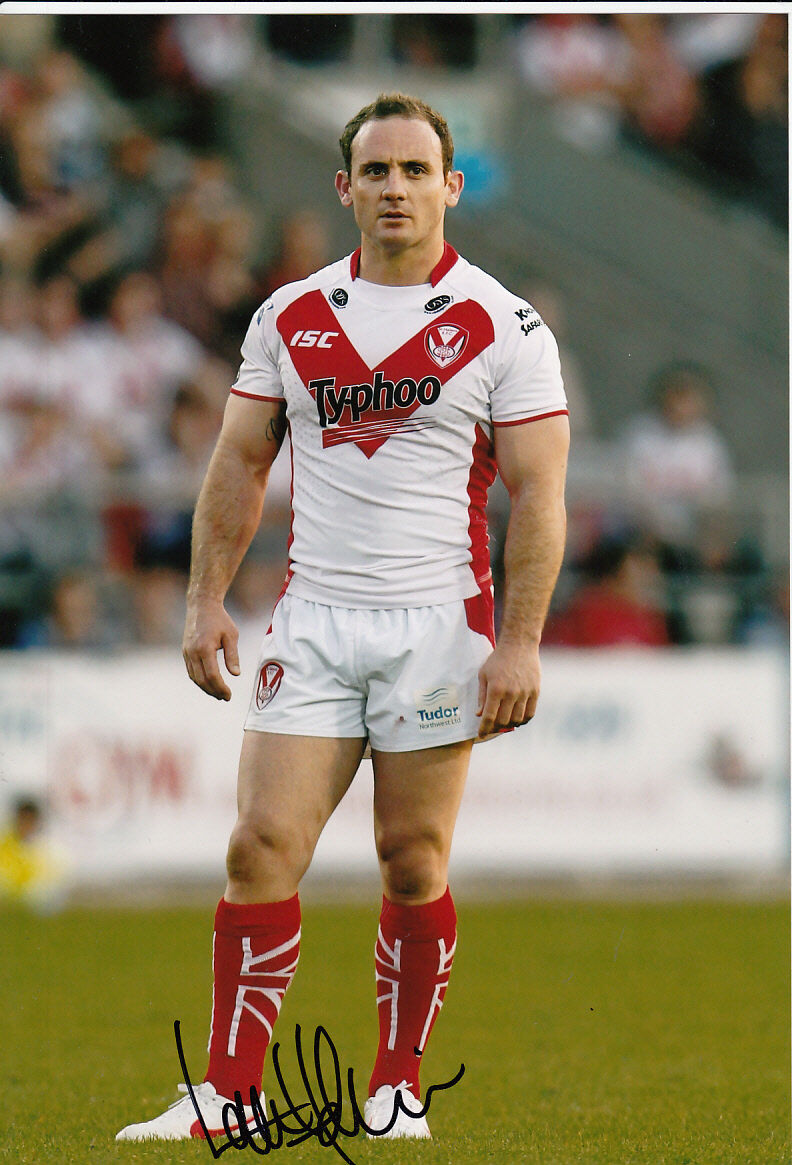 St Helens Hand Signed Lance Hohaia 12x8 Photo Poster painting 3.