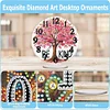 Acrylic Special Shape Tree Of Life Diamond Painting Art Clock Ornaments Kit