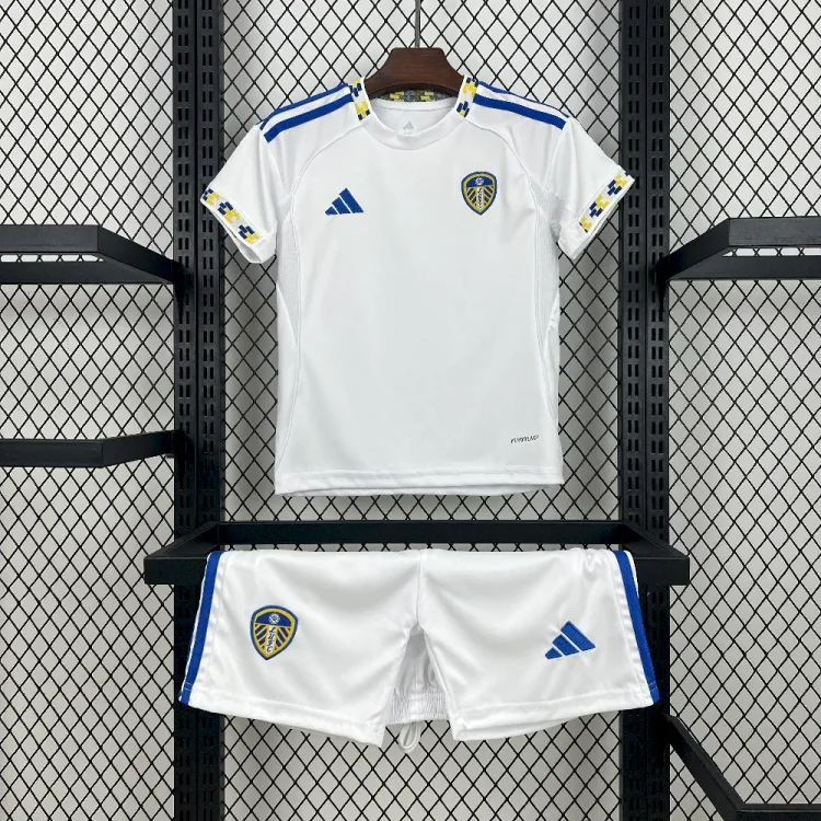 Kids Leeds United 25/26 Home Football Kit