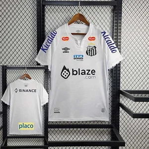 2024-2025 all sponsors Santos Home Football Shirt 1:1 Thai Quality