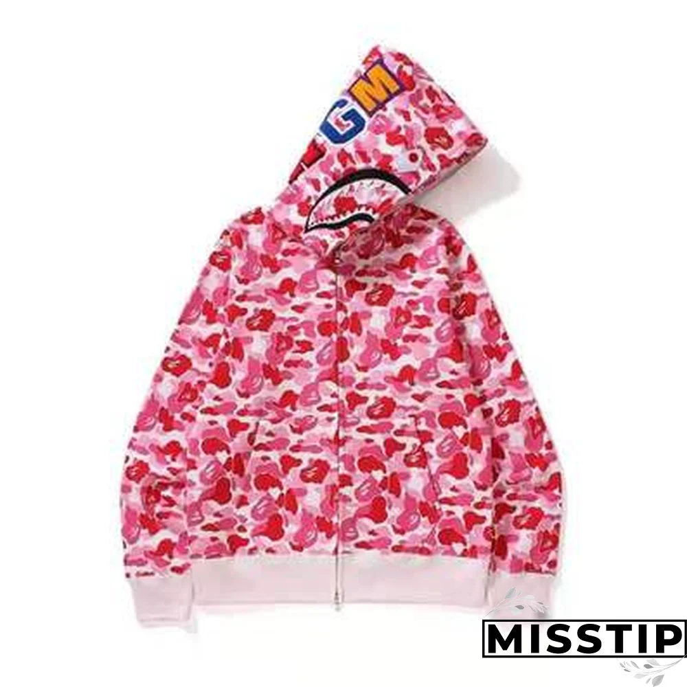 Jessic Camouflage Classic Sweater Thin Zipper Hoodie Couple Sweater Zip Hoodie Women Jacket Coat New