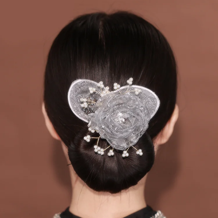 Danccia Lace Flower Hair Disk （Please note what color you need, otherwise it will be shipped randomly）