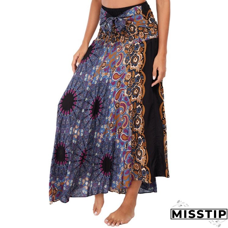 Leisure In Spring and Summer Asia Style Half Skirt Holiday Skirt Big Hem Skirt