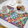 (42.5*29.5cm)1pcs Diamond Art Painting Mandala Placemats Heat Resistant Non-Slip Place Mat Kit
