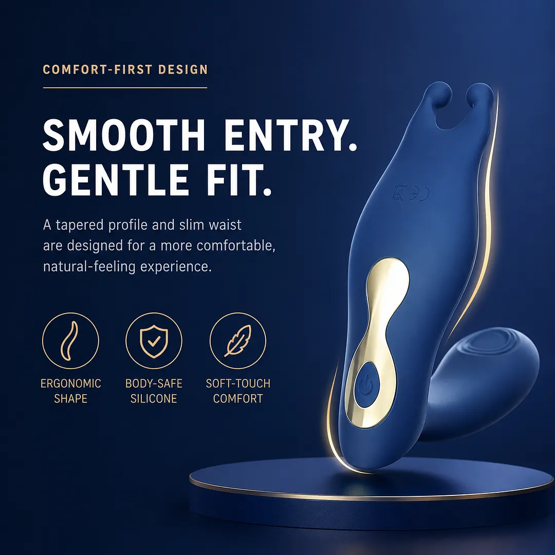 Remote-Controlled P-Spot Prostate Massager &ndash; Curved Dual Stimulation
