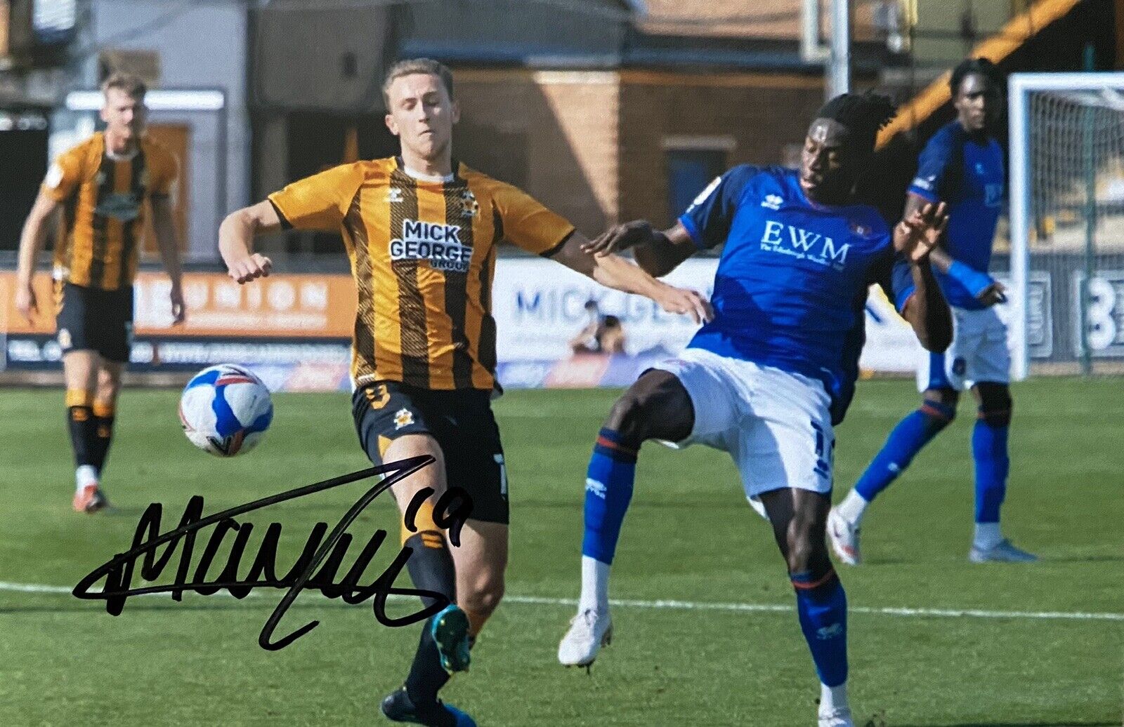 Adam May Genuine Hand Signed Cambridge United 6X4 Photo Poster painting 3