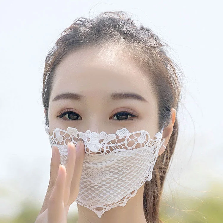 Brownm Ebay Ear-Mounted Water-Soluble Sandwich Anti-Smide Mask Lace Mask