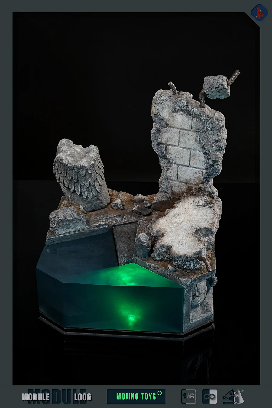 mOjingToys - Module series - L006[ BVS Kryptonite Ruins DIORAMA