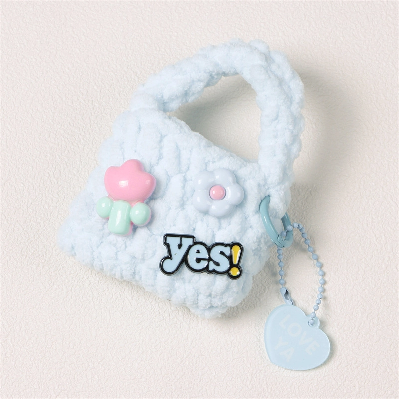 Girl’S Polyester Flower Minimalist Square Zipper