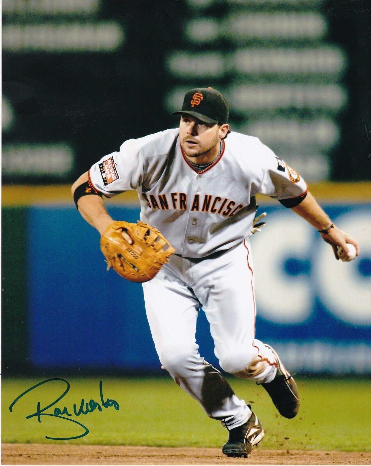 RYAN KLESKO SAN FRANCISCO GIANTS ACTION SIGNED 8x10