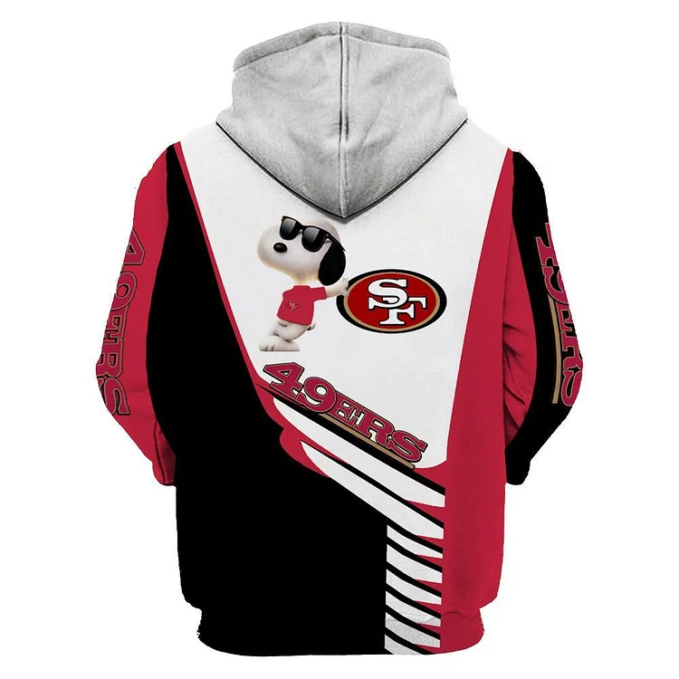 San Francisco 49ers 3D Printed Hooded Pocket Pullover Hoodie - extreme-honor