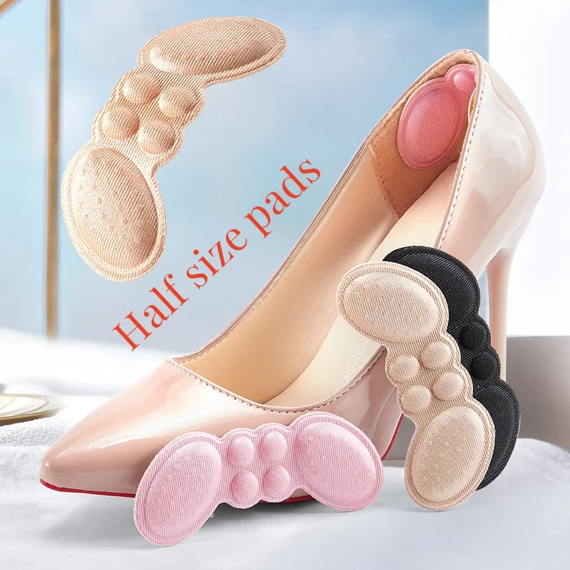 Miseyes Heel stickers Adjust Size Anti-Wear Stickers  Half-size Pads For High Heels