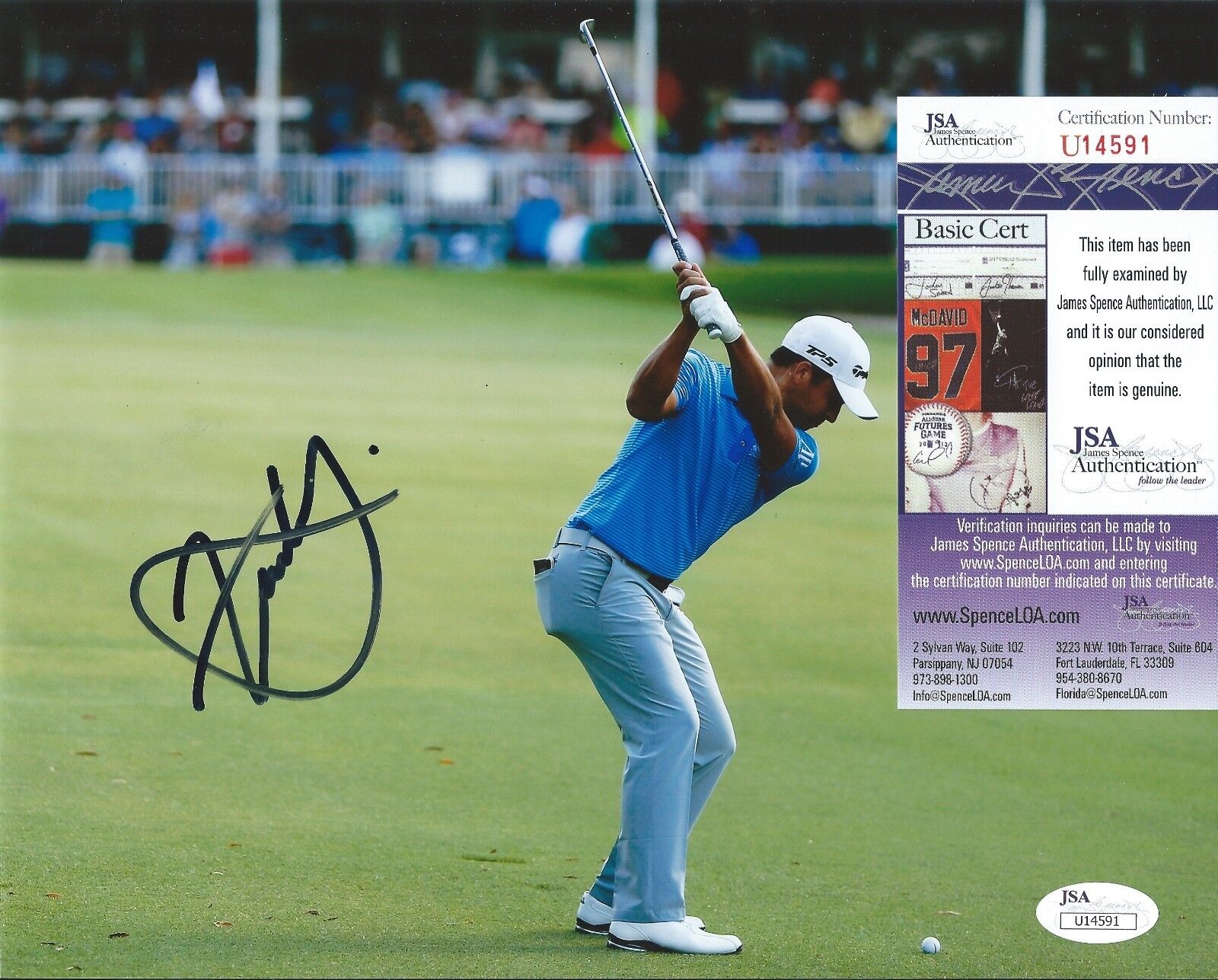 XANDER SCHAUFFELE Signed Autographed 8x10 Photo Poster painting PGA Golf ROY Masters JSA COA 8