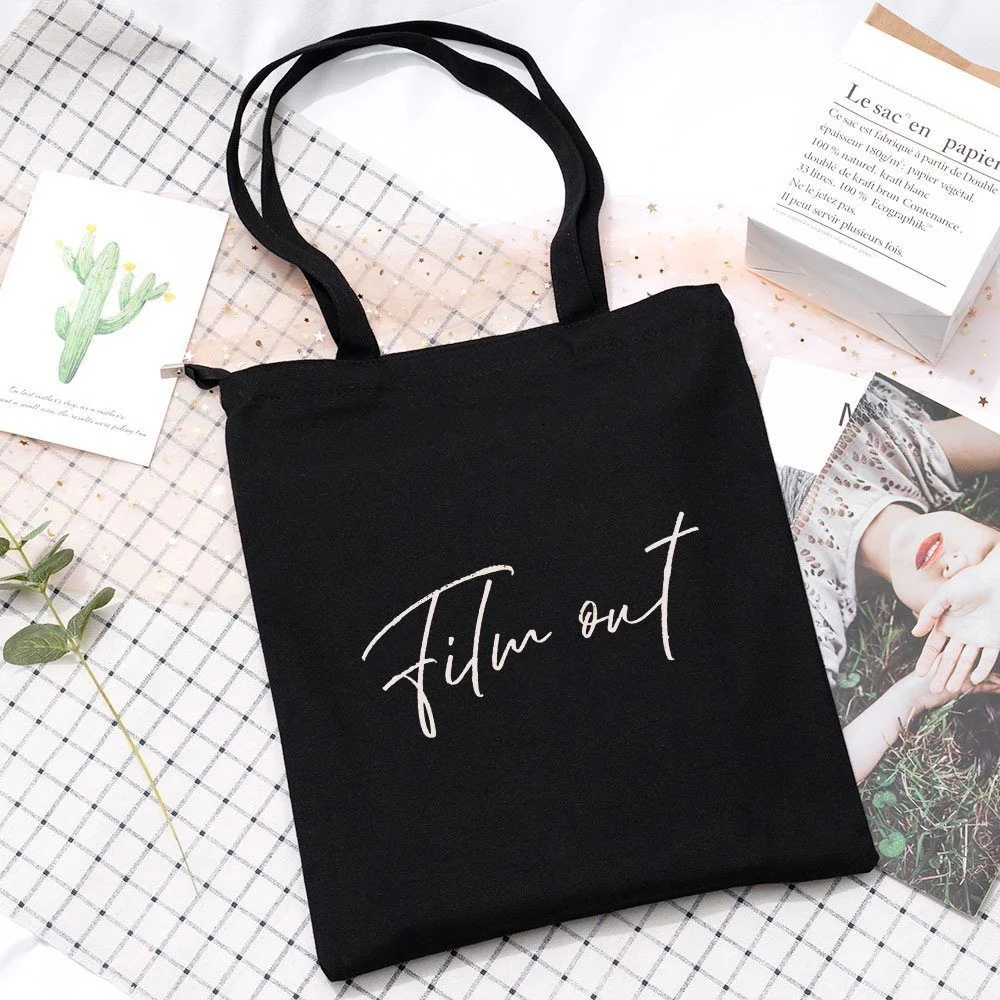 방탄소년단 Film Out Print Canvas Handbag