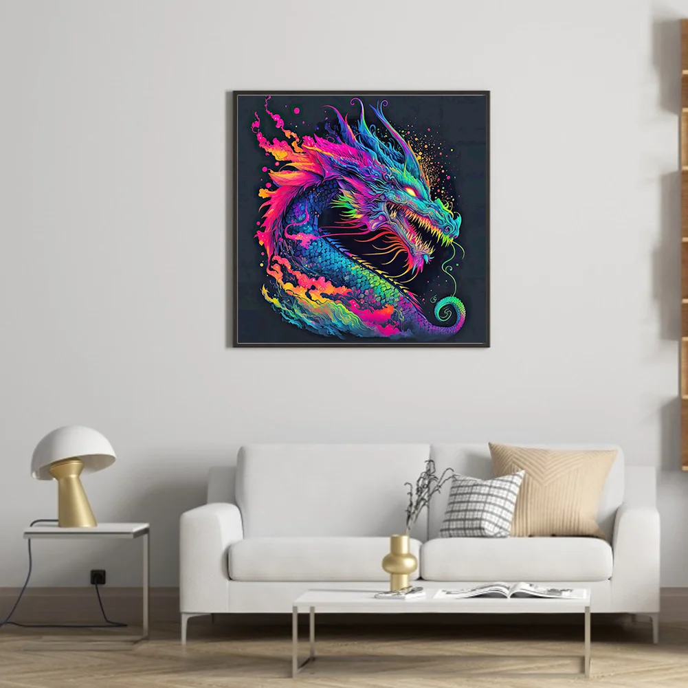 Diamond Painting - Full Round Drill - Dragon(30*30cm)