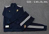 25/26 Juventus black long zipper Training Jacket Set