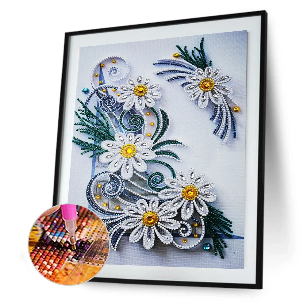 Diamond Painting - Special Shaped Drill - Flower(30*40cm)