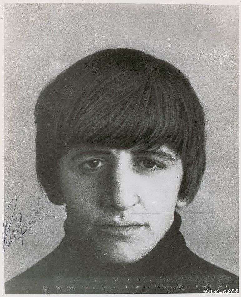 RINGO STARR Signed Photo Poster paintinggraph - Pop Star Drummer THE BEATLES - preprint