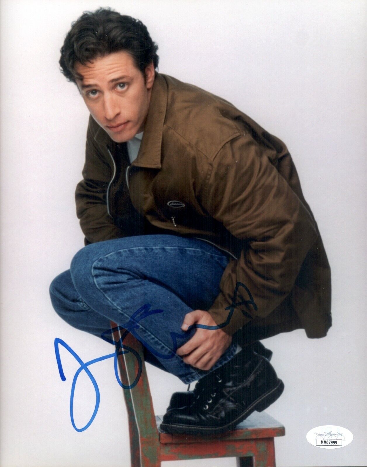 JON STEWART Signed THE DAILY SHOW 8x10 Photo Poster painting Autograph JSA COA